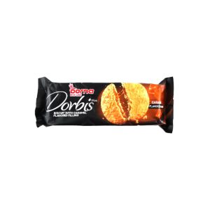 بیسکویت با مغزی کرم کارامل 120گ درنا
