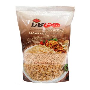 برنج ایرانی قهوه ای 900g هاتی کارا
