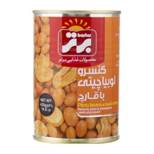 کنسرولوبياچيتي باقارچ 420 گرم برتر