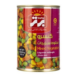 کنسرو مخلوط سبزيجات 420 گرم برتر