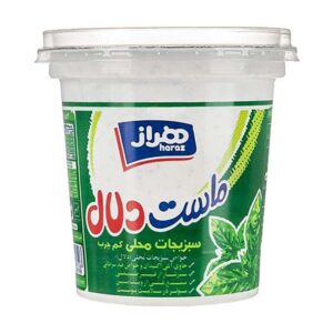 ماست چکیده سبزیجات 750g هراز