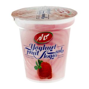 ماست میوه ای توت فرنگی 125g کاله