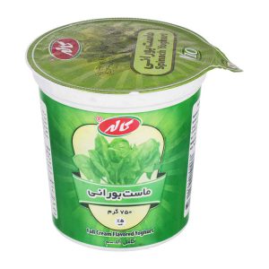 ماست بورانی اسفناج 5% چربی 750g کاله