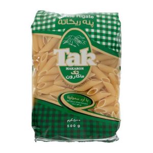 ماکارونی فرمی پنه ریگاته بسته سلفونی 500g تک