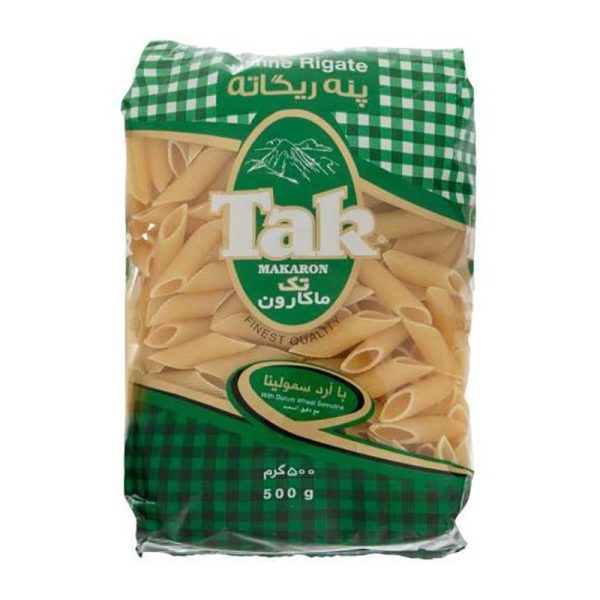 ماکارونی فرمی پنه ریگاته بسته سلفونی 500g تک