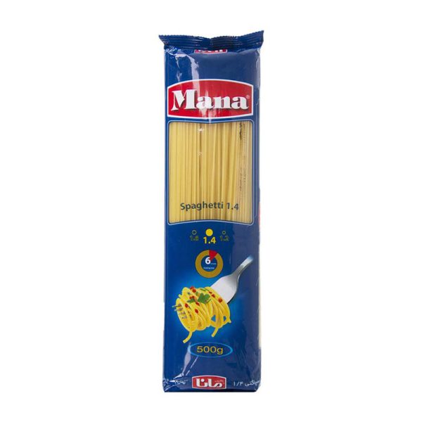 اسپاگتی 1.4 500g مانا