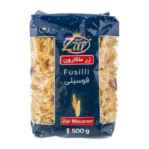ماکارونی فرمی سمولینا فوسیلی 500g زر ماکارون