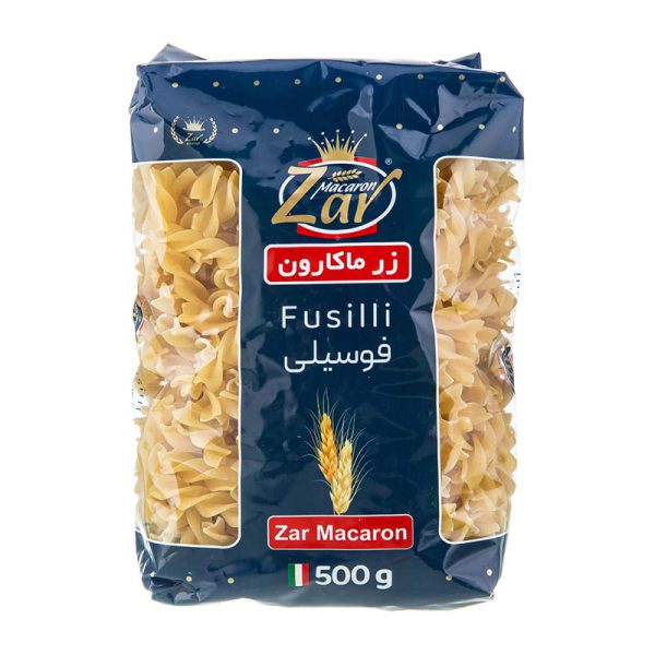 ماکارونی فرمی سمولینا فوسیلی 500g زر ماکارون