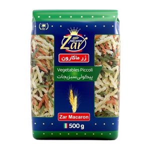 ماکارونی فرمی سبزیجات پیکولی 500g زر ماکارون