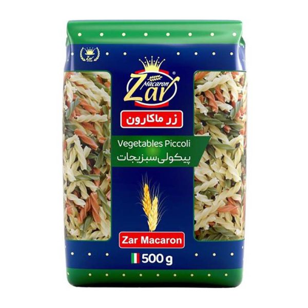ماکارونی فرمی سبزیجات پیکولی 500g زر ماکارون