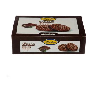 بیسکویت کرمدار قهوه جعبه370g گرجی