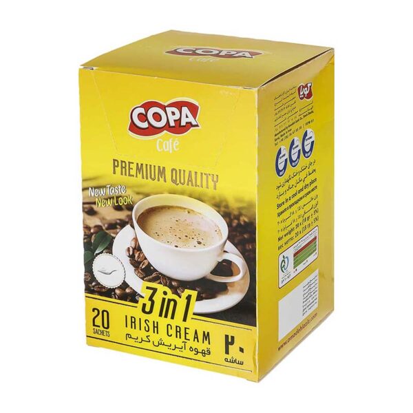 قهوه کافه 1*3 آيريش کرم 20 عددي کوپا قهوه کافه 1*3 آيريش کرم 20 عددي کوپا