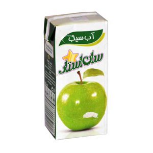 آبمیوه سیب 200ccسان استار