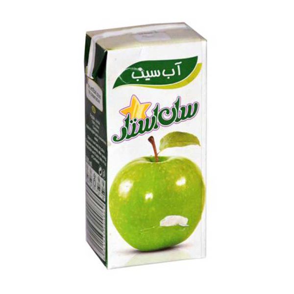 آبمیوه سیب 200ccسان استار