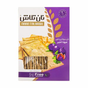 نان سوخاري ميوه انجير 300گرم نان تلاش