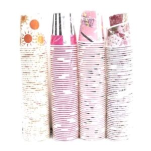 لیوان کاغذی 220ccع 45به همراه 5 عدد رایگان گلبهار