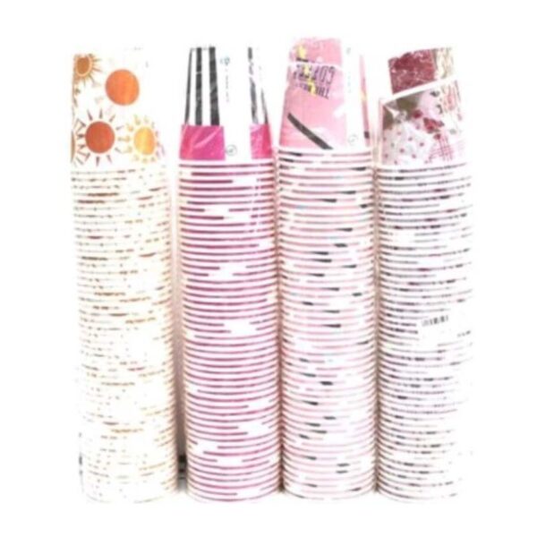 لیوان کاغذی 220ccع 45به همراه 5 عدد رایگان گلبهار