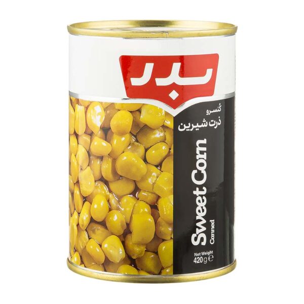 کنسرو ذرت شيرين 420 گرمي بدر