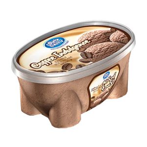 بستنی لیتری فانتزی قهوه 600gدایتی