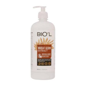 ماسک مو پمپی 800 ml، نوع کراتینه با عصاره جوانه گندم مخصوص موهای خشک و آسیب دیده بیول