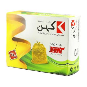 کیسه زباله کوچک جعبه ای سه رول سایز60*50 کهن