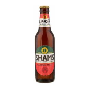 ماءالشعیر ساده320g شیشه شمس