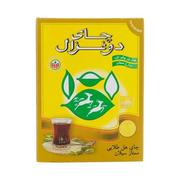 چای هل 100% خالص خارجی جعبه مقوایی250 گرمی دوغزال