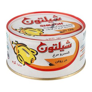 کنسرو مرغ با درب کلیدی 180 گرمی شیلتون