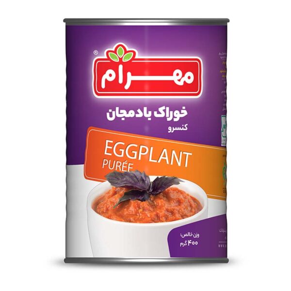 کنسرو خوراک بادمجان ایزی اوپن400گرمی مهرام