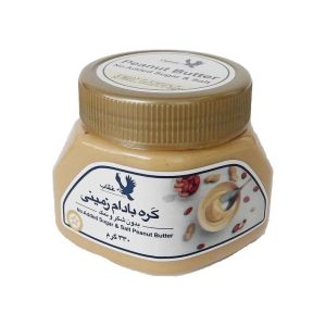 کره بادام زمینی 330گ بدون شکر و نمک عقاب