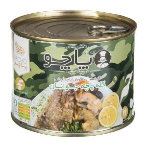 کنسرو کله و پاچه گوسفند 450 گرمی پاچو