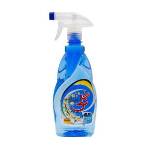 مایع شیشه شو ی 500گ بطری آبی گلی