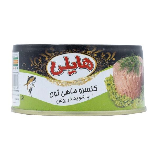کنسرو ماهی تن در روغن 180 گرمی ممتاز با طعم شوید هایلی کنسرو ماهی تن در روغن 180 گرمی ممتاز با طعم شوید هایلی