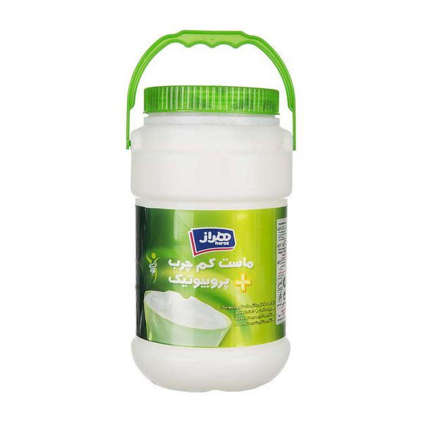 ماست 1650 گرمی کم چرب پرو بیوتیک هراز