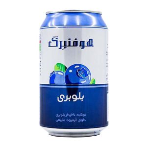 آبمیوه گازدار قوطی بلوبری330سی سی هوفنبرگ