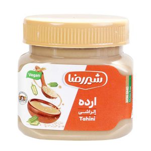 ارده قوطی پلاستیک 350g شیر رضا