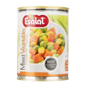 کنسرو مخلوط سبزیجات 380گرمی کلیددار اصالت