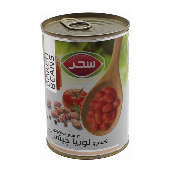 کنسرو لوبیا چیتی قوطی ایزی اپن 420 گرمی سحر