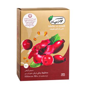 دمنوش چای ترش و کرنبری 100 گرمی مهرگیاه