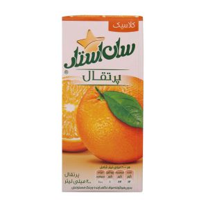 آبمیوه پرتقال کلاسیک 200 CC سان استار