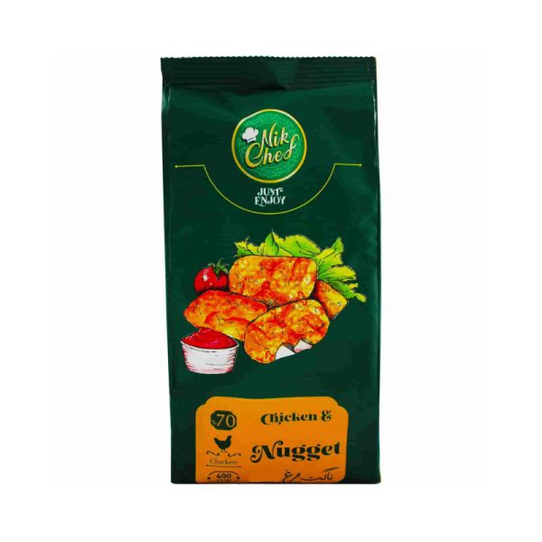 ناگت مرغ 70% منجمد 400گرم نیک شف