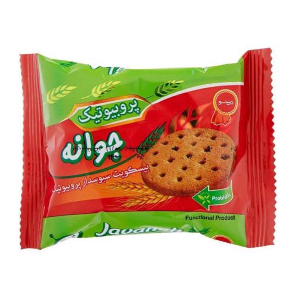 بیسکویت سبوسدار سه عددی پروبیوتیک مینو