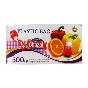 کیسه فریزر 500 گرمی جعبه ایی 25×35 غزال