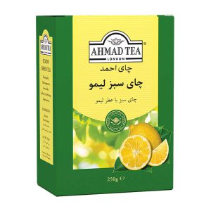 چای سبز لیمو 250 گرمی احمد