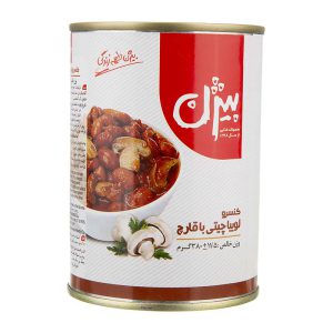 کنسرو لوبیا چیتی با قارچ 380گرمی بیژن