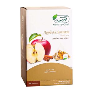 دمنوش مخلوط سیب و دارچین 18تایی مهر گیاه
