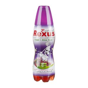 آبمیوه پالپ دار انگور قرمز 330گرم پت ( پالپ آلوئه ورا )Rexus