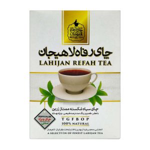 چای سیاه شکسته ممتاز زرین سنتی ویژه 350 گرم رفاه لاهیجان