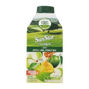 آبمیوه مخلوط سیب ،لیمو و عسل 500 سی سان استار