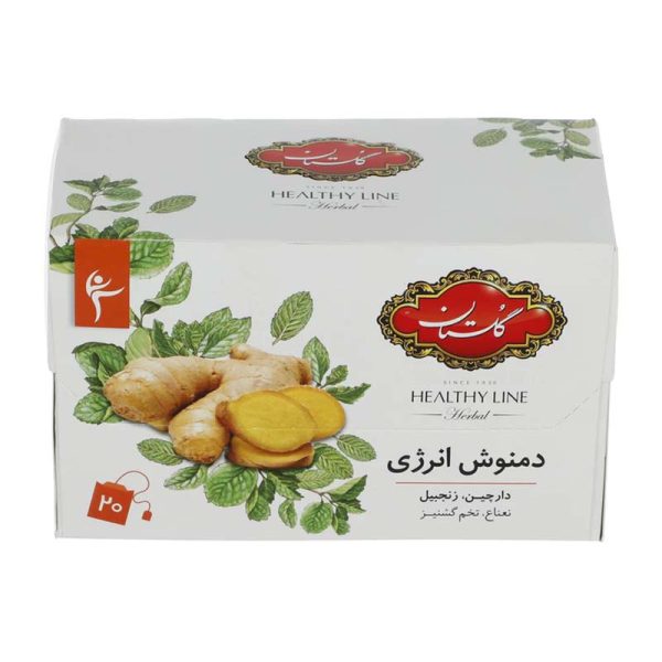 دمنوش مخلوط گیاهی انرژی با طعم زنجبیل20 عددی هلتی لاین گلستان